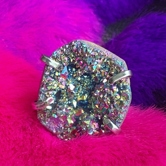 🍋 Crystal adjustable ring - Picture 4 of 11